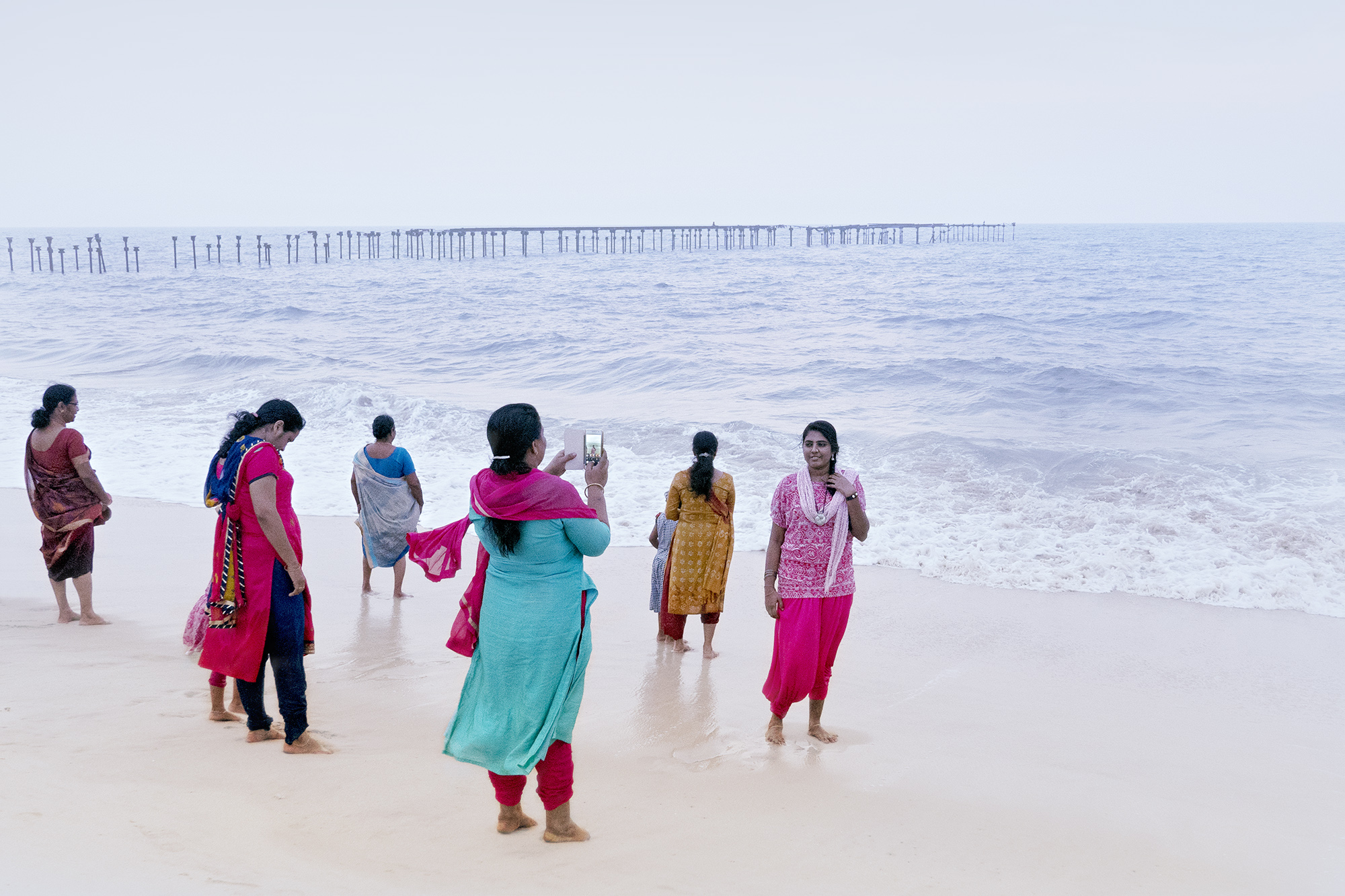 Face à la Mer - Kochi / Inde - février 2018